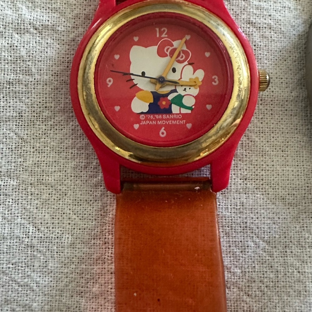 Sanrio Kids Red and Orange Watch